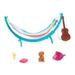 Barbie World Hammock Set With 7 Accessories