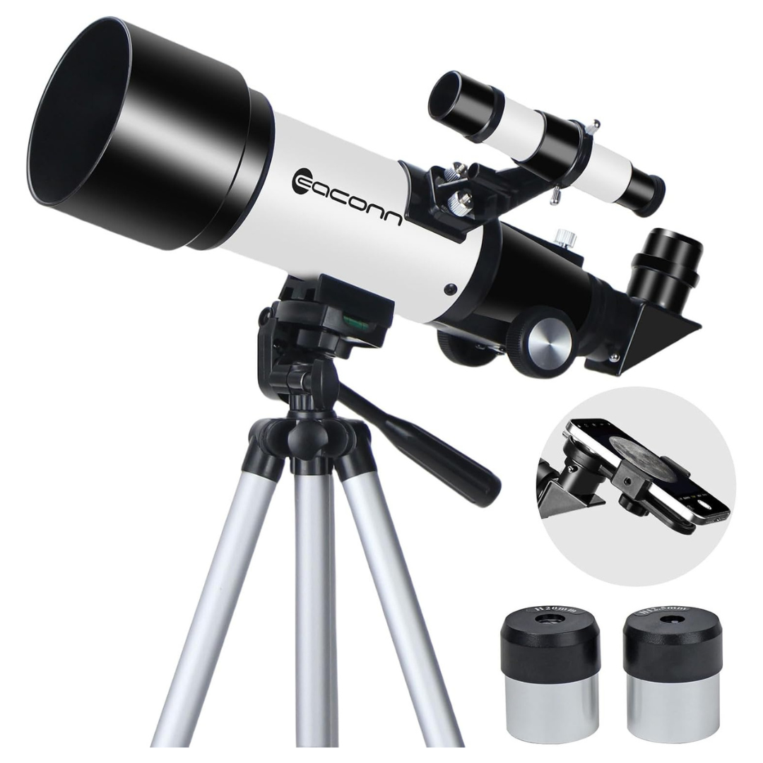 70mm Aperture 400mm Focus Length Refractor Travel Telescope W/ AZ Mount