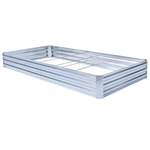 Galvanized Raised Garden Bed For Vegetables (8ft X 4ft X 1ft)