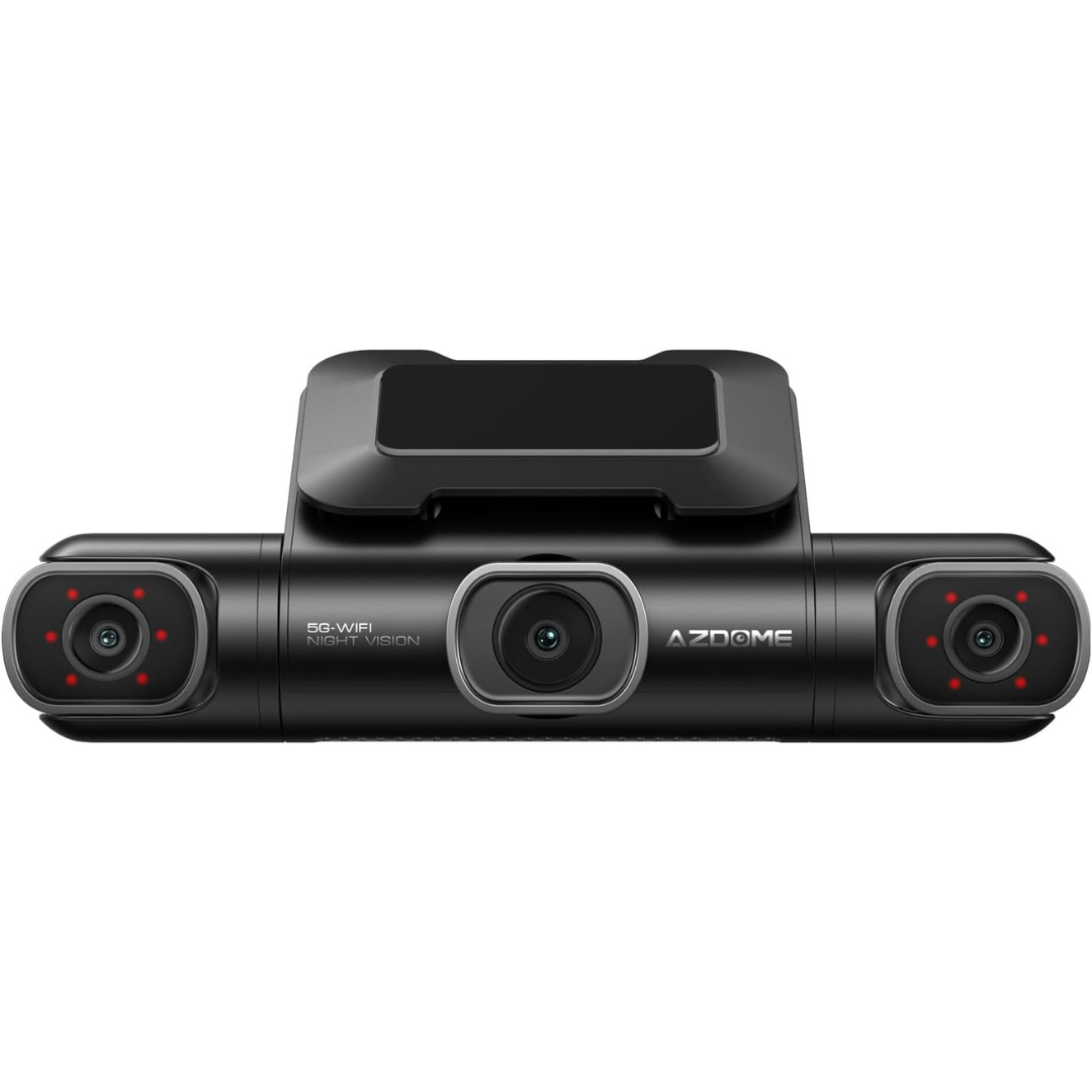 AZDOME M660 360-Deg 4-Channel Dash Cam W/ 128GB EMMC & IR Night Vision