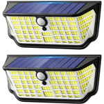 2-Pack TuyLuxe 4500LM Solar Motion Sensor Flood Lights