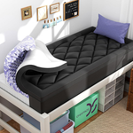 ChiXpace 4" Dual-Layer Gel Memory Foam & Pillow Top Mattress Topper