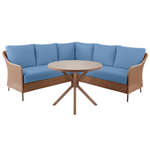 Mainstays Chelsea Outdoor Patio 4-Pieces Sectional Dining Set