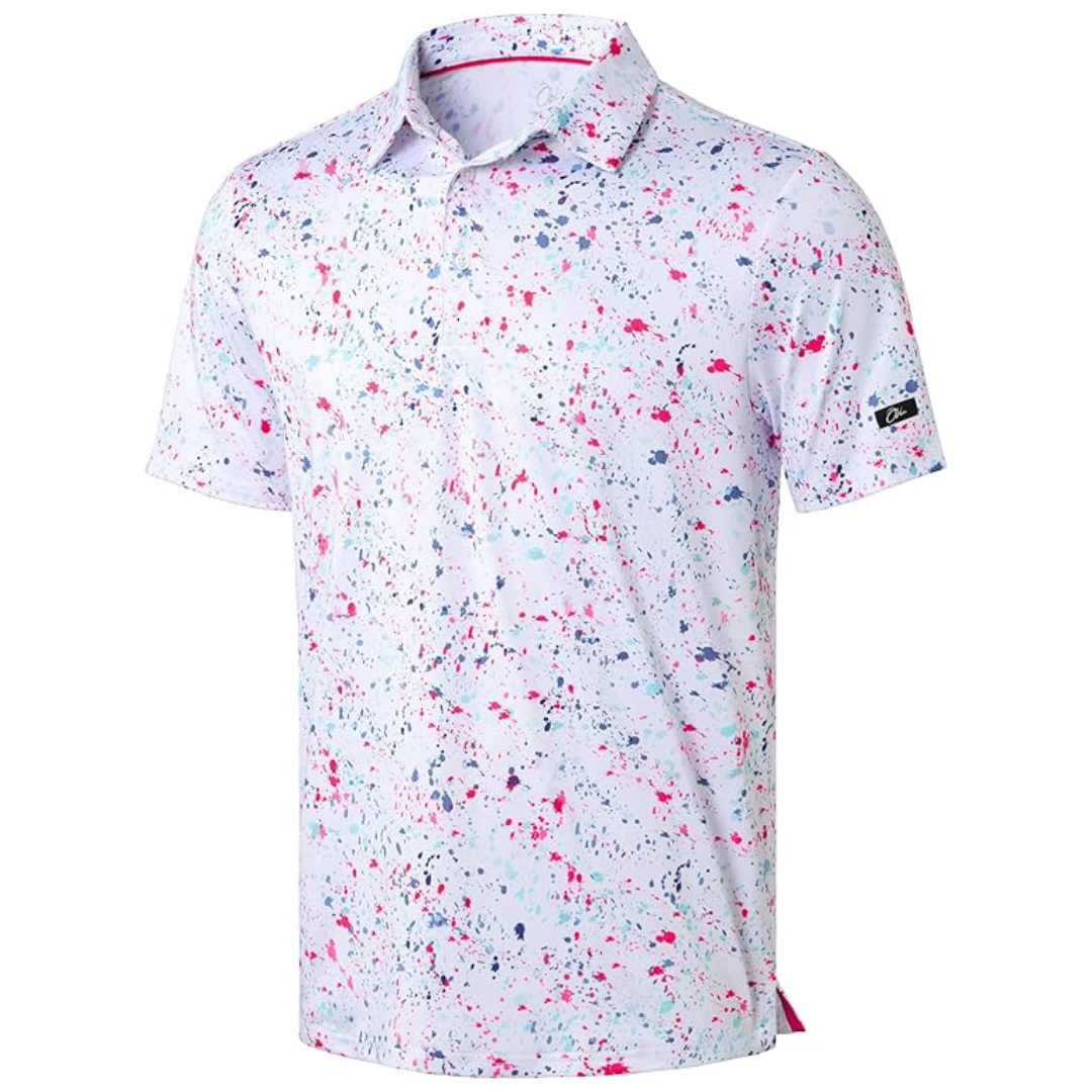 Obla Men's Short Sleeve Dry Fit Golf Polo Shirts (Various)