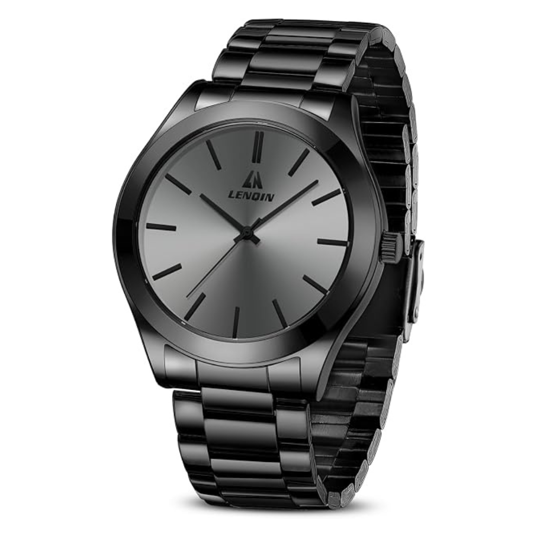 Men's Waterproof Stainless Steel Analog Quartz Watch (Various)