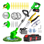 Ginzyaiy 21V 2.0Ah Cordless Battery Powered Weed Wacker
