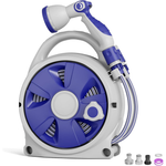 50ft Heavy Duty Rewind Wall Mount Retractable Garden Hose Reel