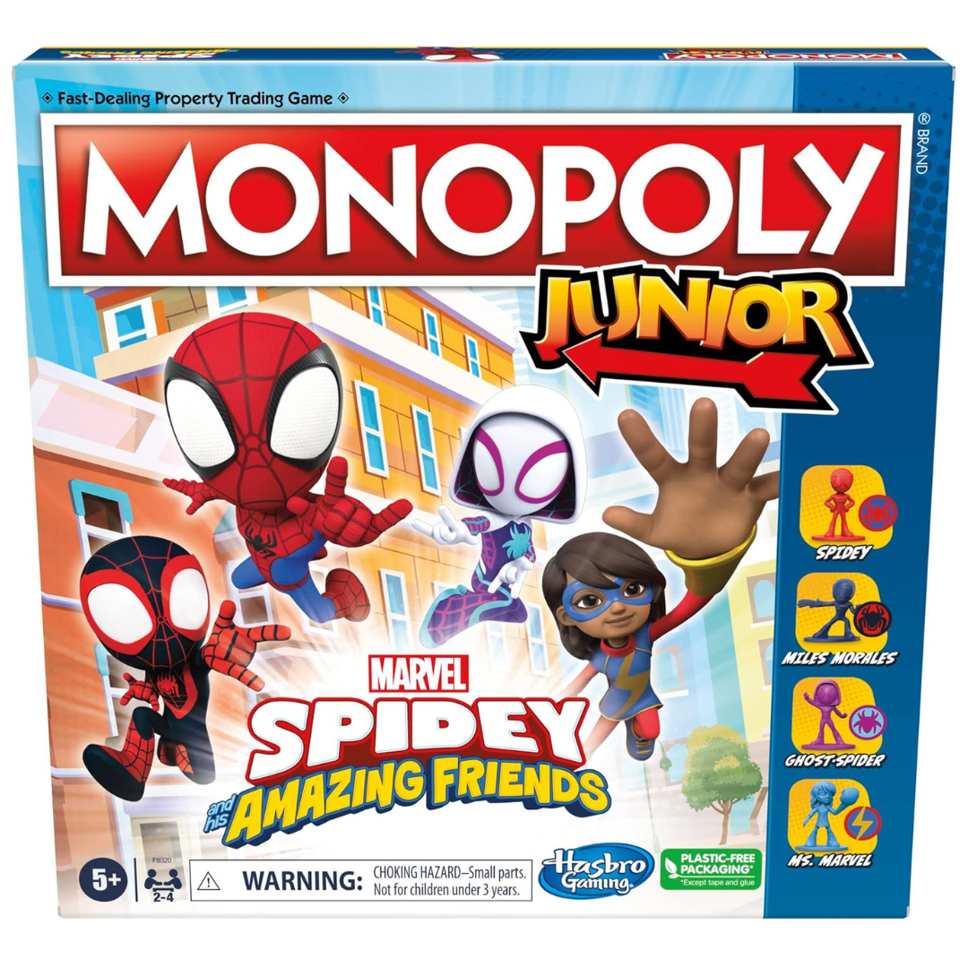 Monopoly Junior: Marvel Spidey And His Amazing Friends Edition Board Game