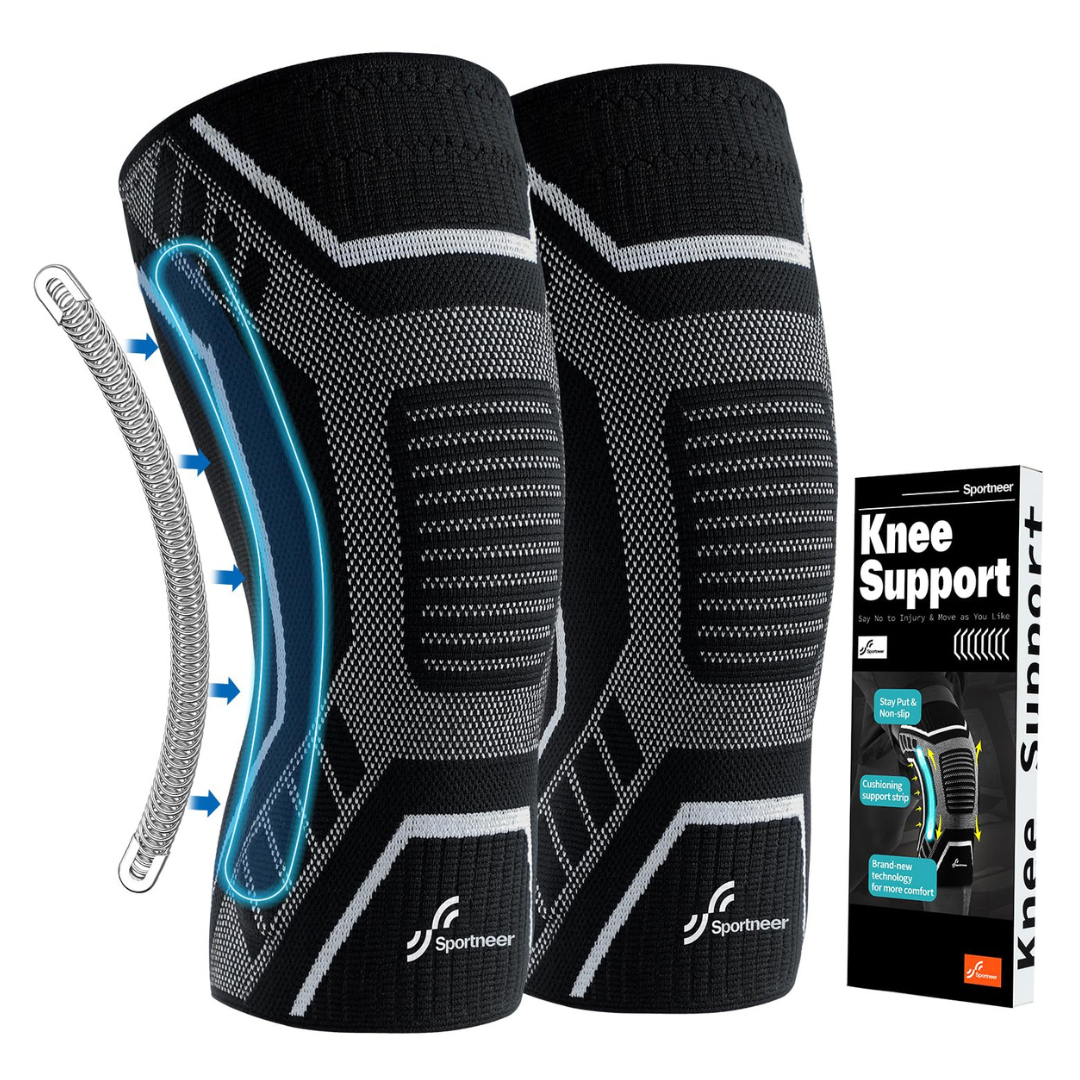 Copper Knee Compression Sleeve With Side Stabilizers