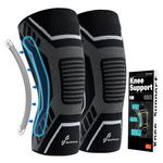 Copper Knee Compression Sleeve With Side Stabilizers