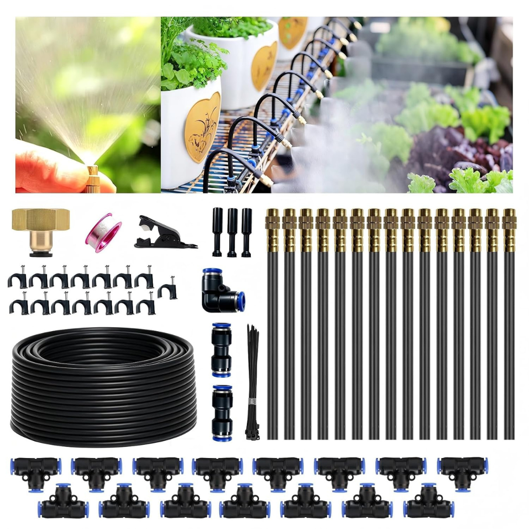 50Ft 1/4" Drip Irrigation System