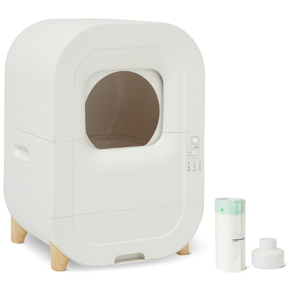 Amazon Basics Automatic Self-Cleaning Pet Litter Box