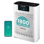 SereneLife HEPA Air Purifier For Home W/Smart WiFi & App Control (1076 Sq Ft)