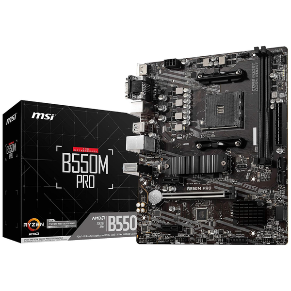 MSI PRO B550M-P AM4 AMD B550 Micro ATX Motherboard