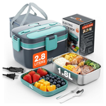 Petydoot 2.8L 100W Portable Food Warmer Electric Lunch Box
