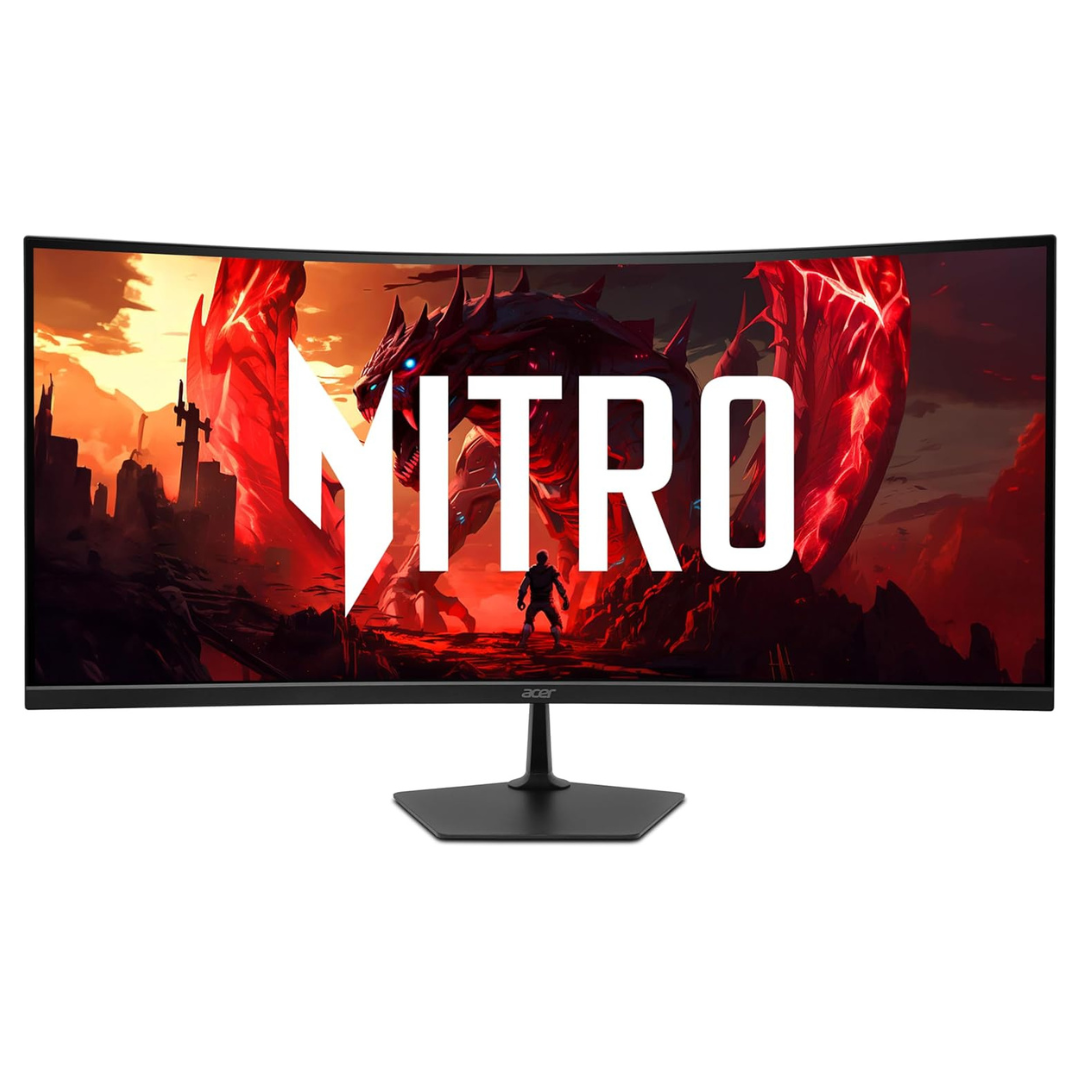 34" Acer Nitro Curved WQHD 220Hz 0.5ms HDR VA Freesync Gaming Monitor