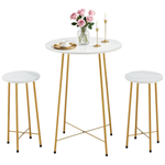 3-Piece Counter Height Pub Table Set (2 Colors)