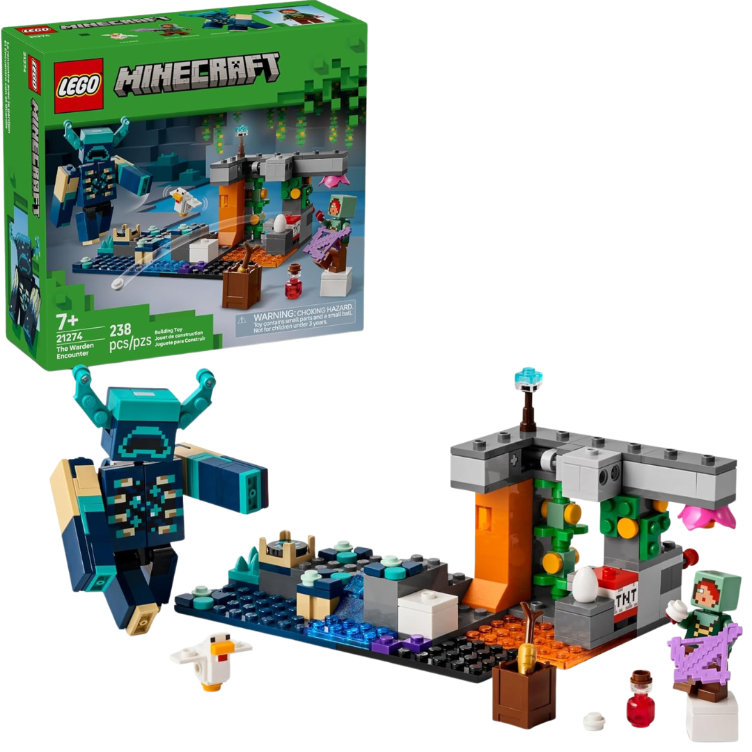 LEGO Minecraft The Warden Encounter Collectible Building Set (21274)