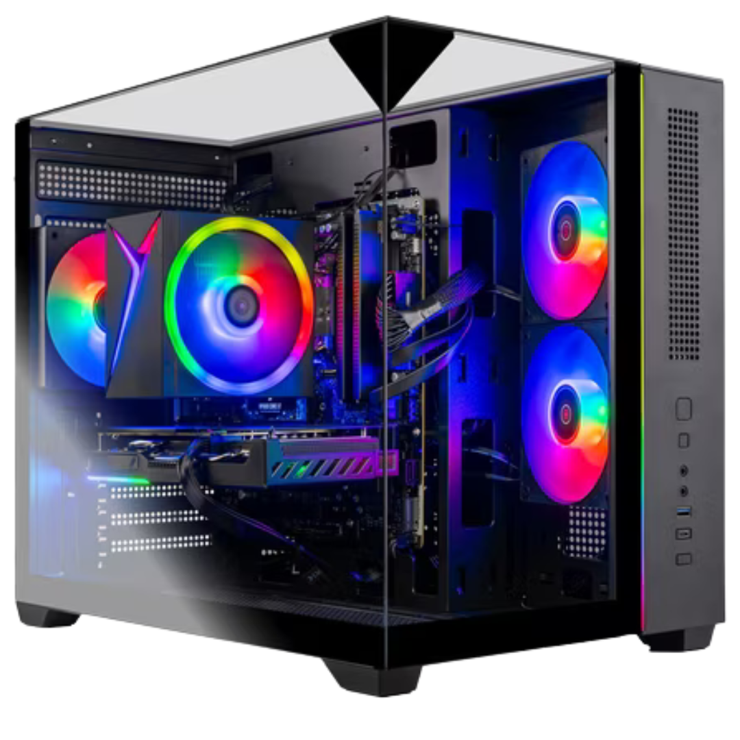 Skytech Gaming Crystal Gaming Desktop (Ryzen 7 7700 / 32GB RAM / 1TB SSD / 8GB AMD RX 9060)