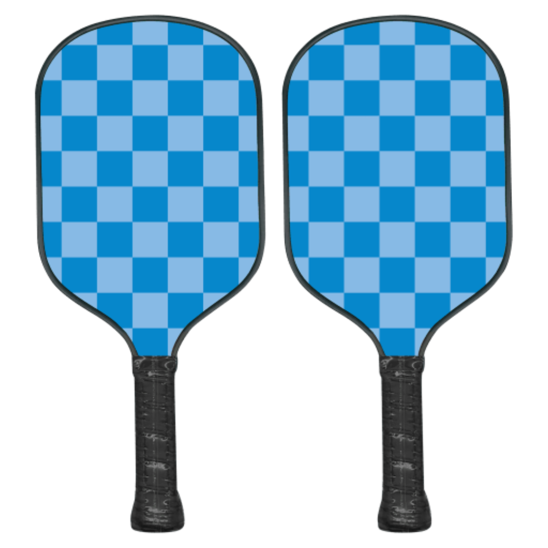 2-Pack Jill & Ally Vegan Leather PU Grip Pickleball Paddles