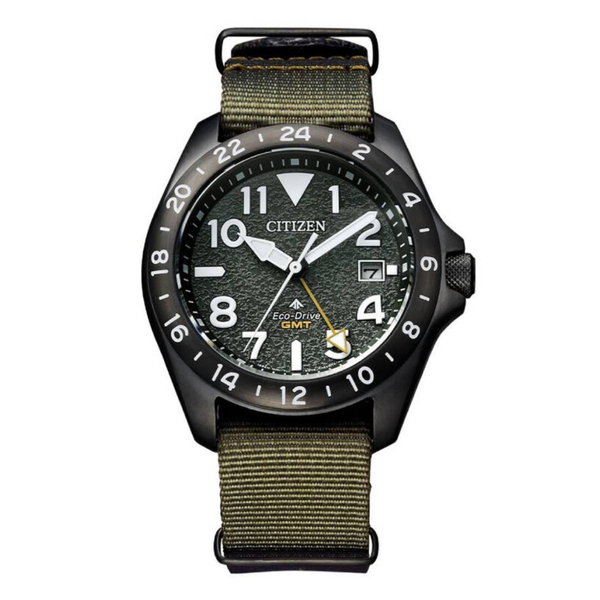 Citizen Men's 39.5mm Promaster Land Eco-Drive Green Dial Watch