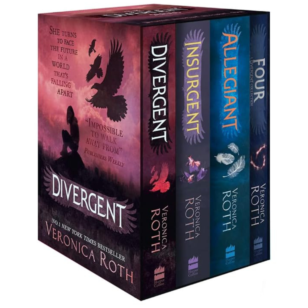 4-Book Divergent Series Box Set (Paperback, International Edition)