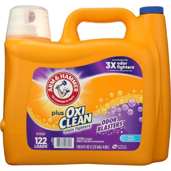 158.6-Oz Arm & Hammer Plus OxiClean Odor Blasters Liquid Laundry Detergent
