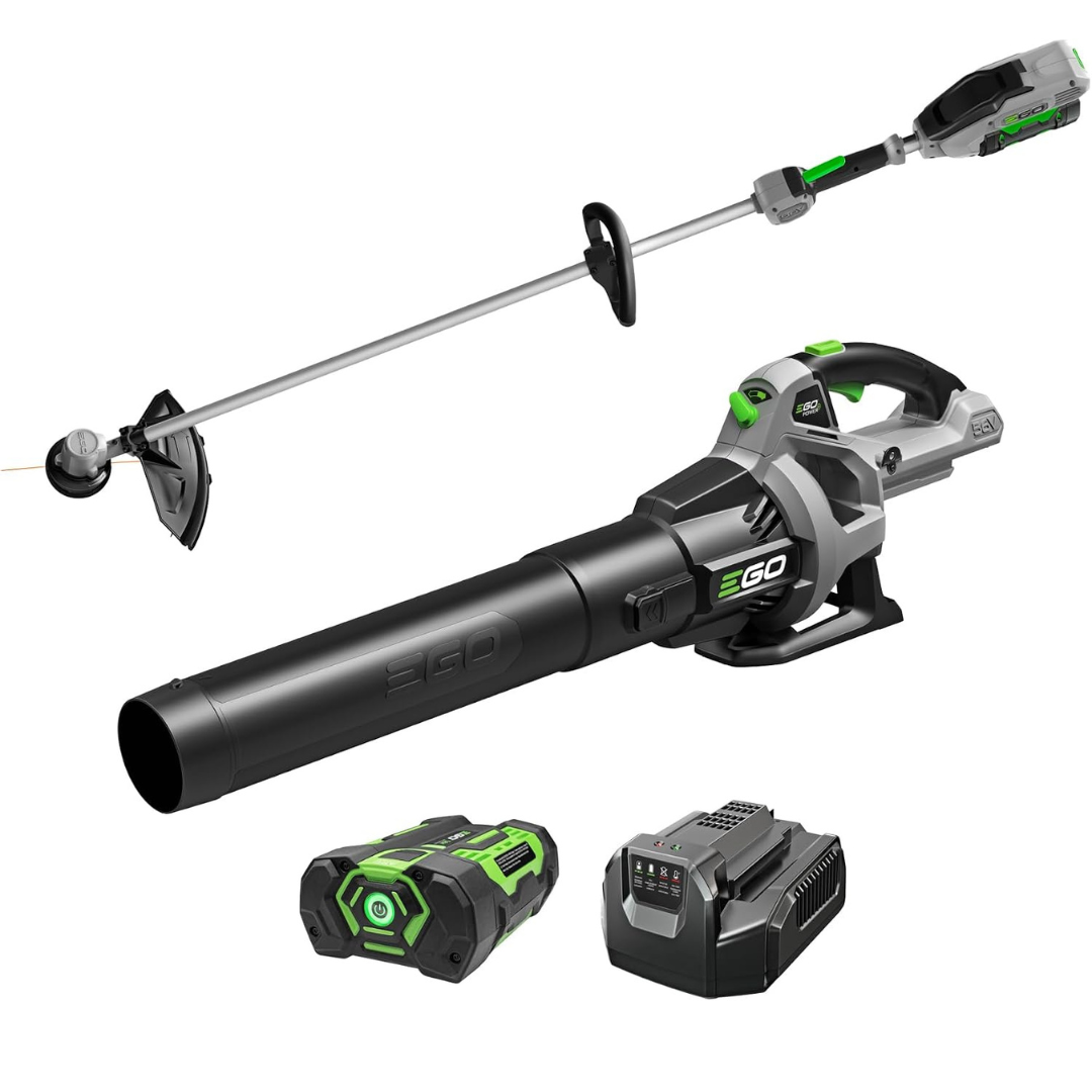 EGO Power+ 56-Volt 15" String Trimmer & 530 CFM Blower Combo Kit