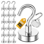 20-Pack 30lbs Heavy Duty Magnetic Hooks