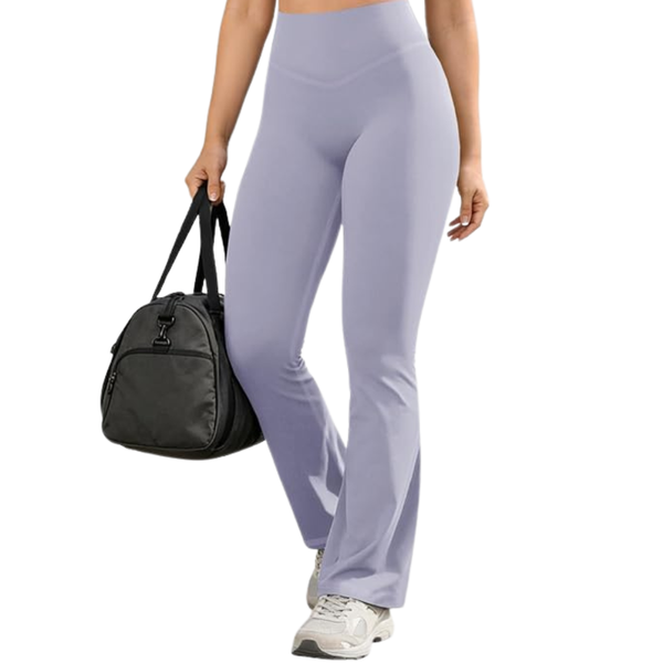 Women's High Waist V Cross Bootcut Flare Leggings (Various)