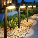 6-Pack Ahaorigin LED Waterproof Solar Outdoor Pathway Lights