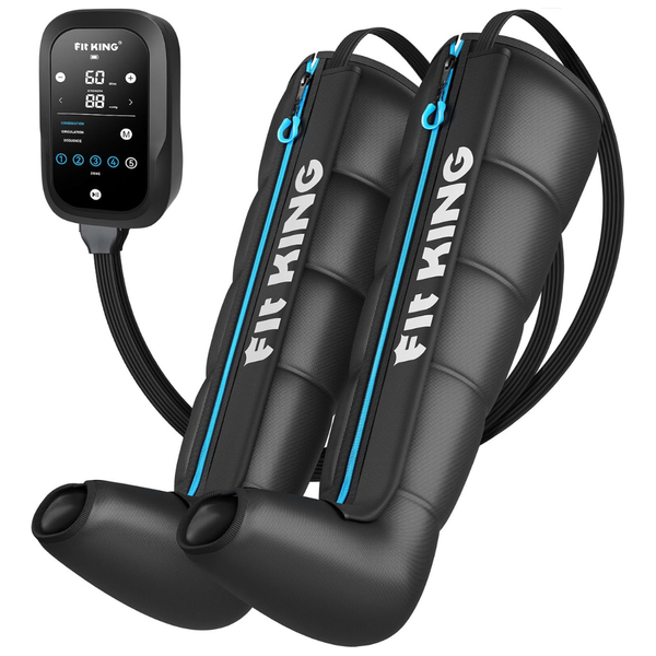 FIT KING Pro 5-Zone Control Leg Massager Compression Recovery Boots