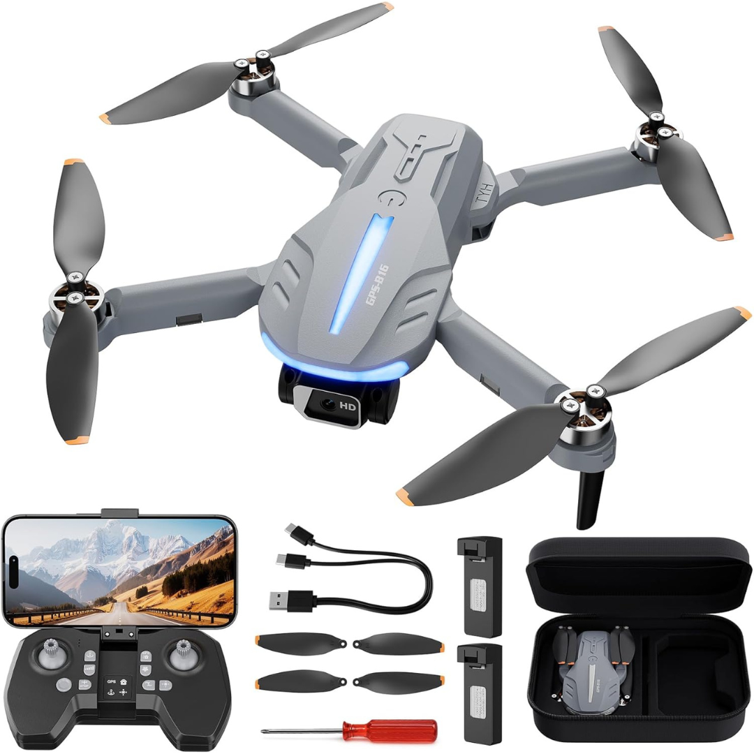 Foldable B16 GPS RC Quadcopter Drone W/ 4K Camera