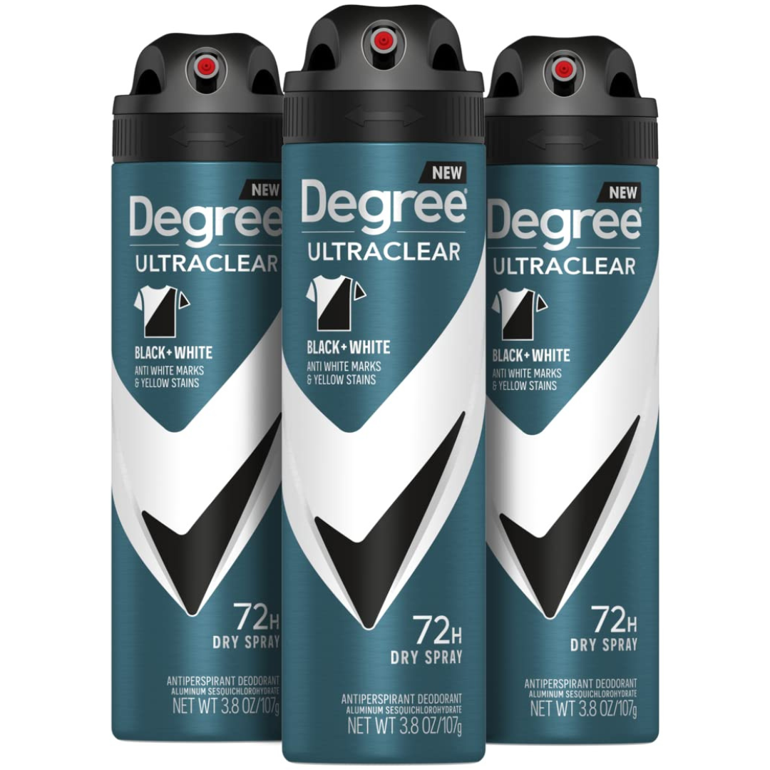 3-Pack Degree Men Antiperspirant Deodorant Dry Spray
