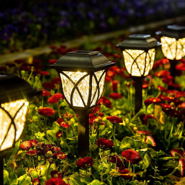 6-Pack Waterproof LED Solar Garden Lights