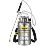 Happybuy 1.5 Gallon Stainless Steel Pump Sprayer W/ 16" Wand & Adjustable Nozzle