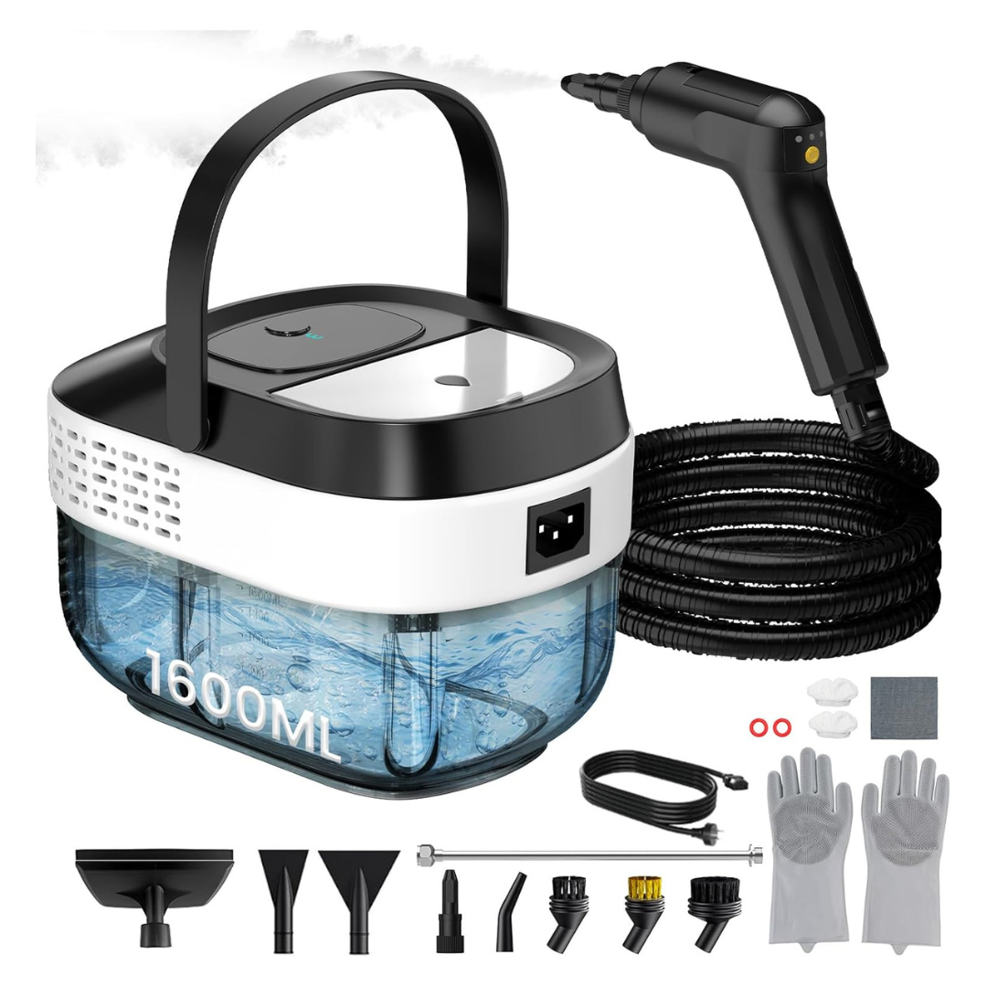 Granarbol 2500W 1.6L Handheld Steamer W/ 19-Piece Accessories