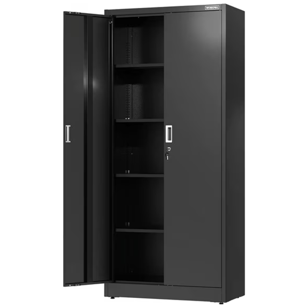 71" WORKPRO Metal Tall Storage Cabinet (3 Colors)