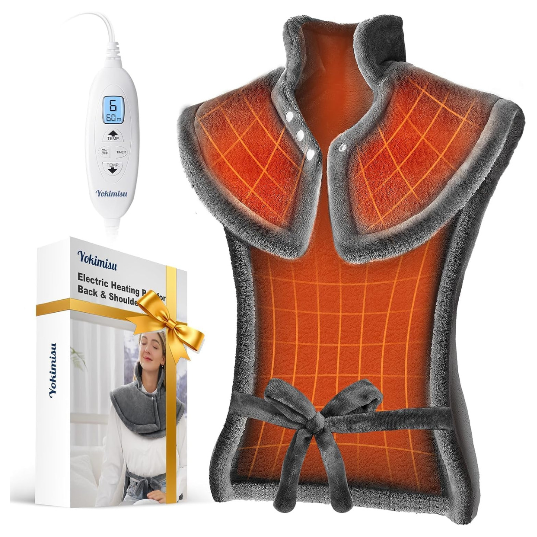24" X 33" Weighted Wearable Electric Heating Pad