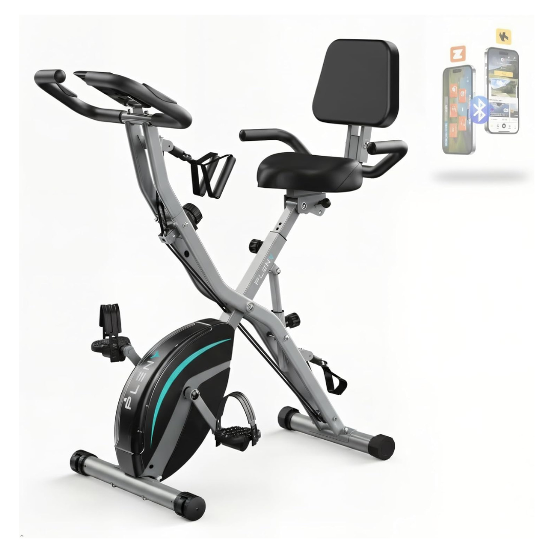 Pleny 5-in-1 Stationary Folding Exercise Bike