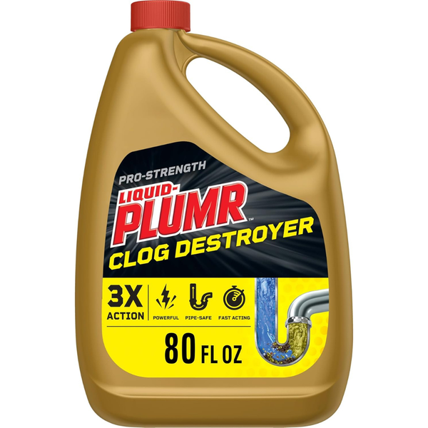 80 Fl oz Clorox Liquid-Plumr Pro-Strength Clog Destroyer