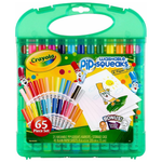 65-Count Crayola Pip Squeaks Mini Markers And Paper Set