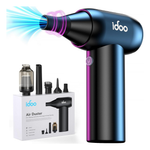 IDOO Cordless Electric Compressed Air Duster & Portable Vacuum