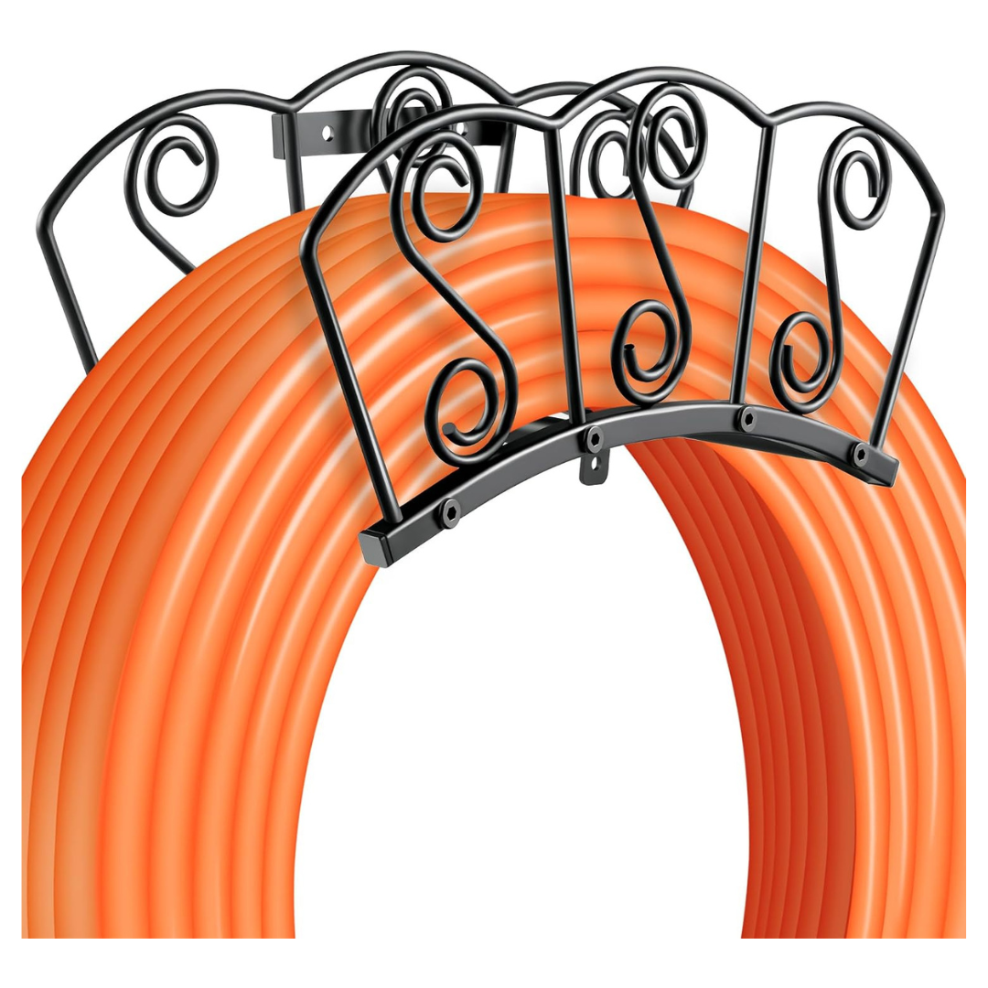 EONFAY Wall-Mount Garden Hose Holder (Up To 150ft)