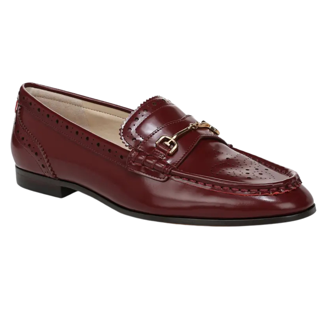 Sam Edelman Women's Liona Bit Loafer (French Merlot)