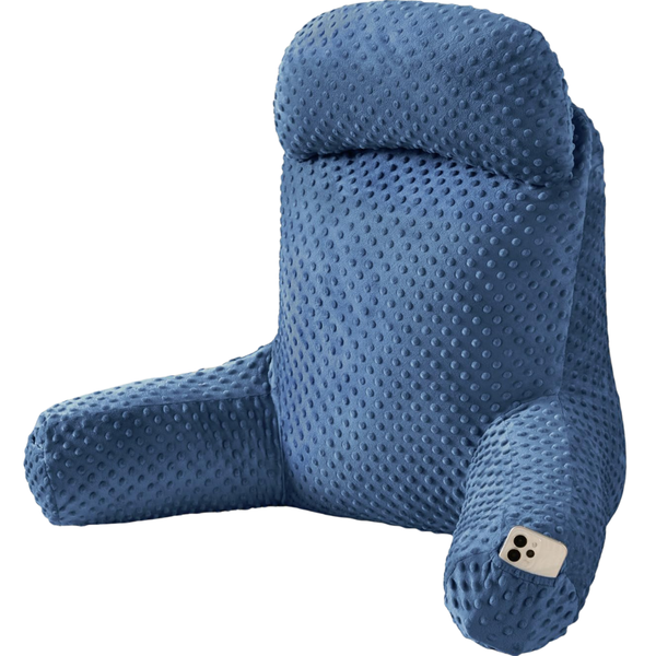 Baskbed 23" Reading Pillow With Pockets And Arms