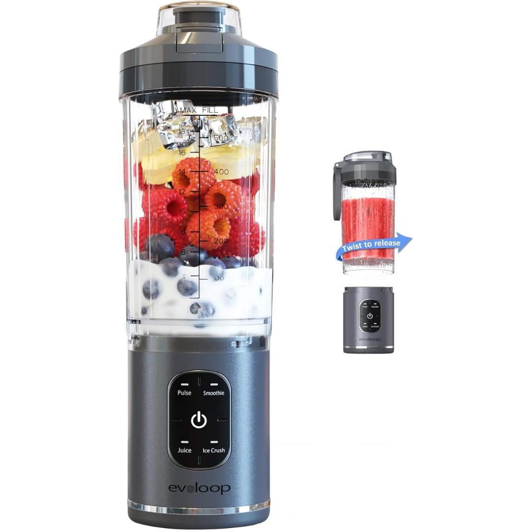 18 oz Portable Personal Blender W/ 4 Blending Programs