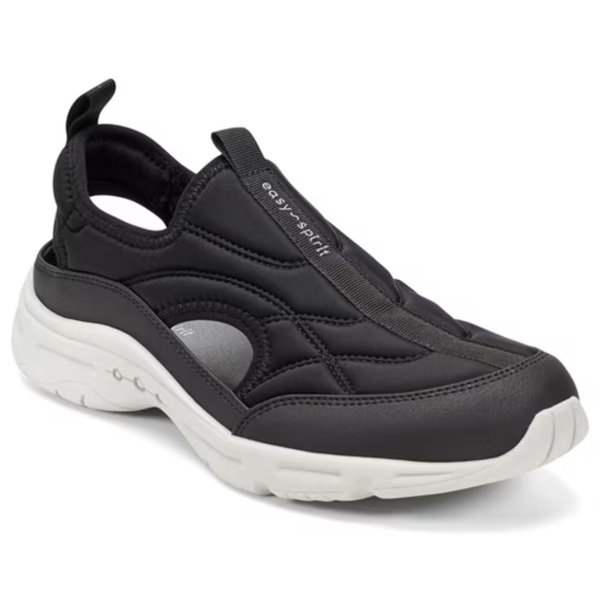 Easy Spirit Women's BRAYER Closed Toe Slip On Sporty Sandal