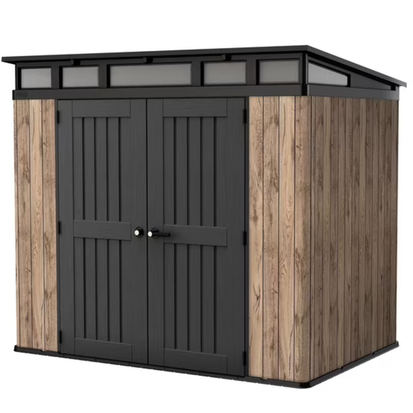 Keter 8' X 6' Signature Collection Aspen Resin Outdoor Storage Shed