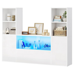 Castle Bookcase With Storage & Adjustable LED Lights